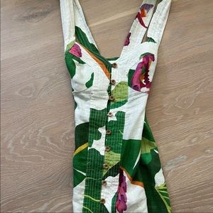 Farm Rio mini linen dress